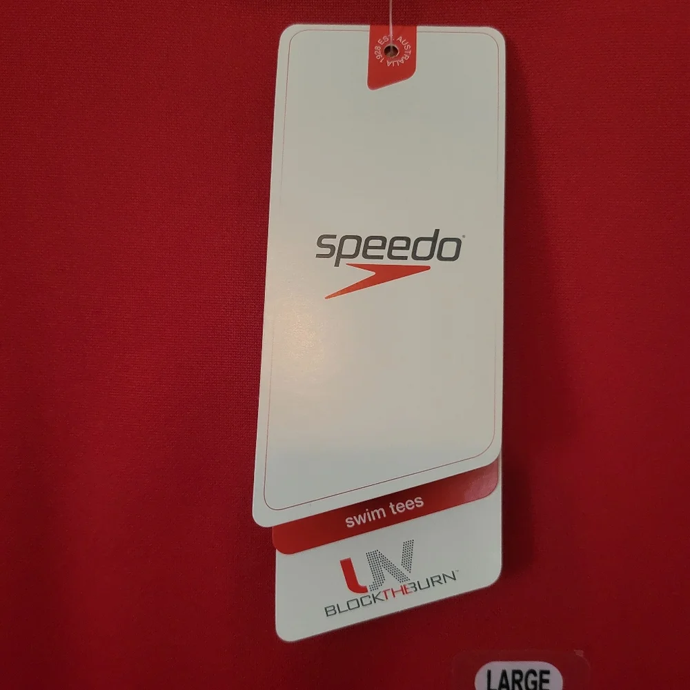 NWT Speedo Men's Swim Shirt - Picture 5 of 7